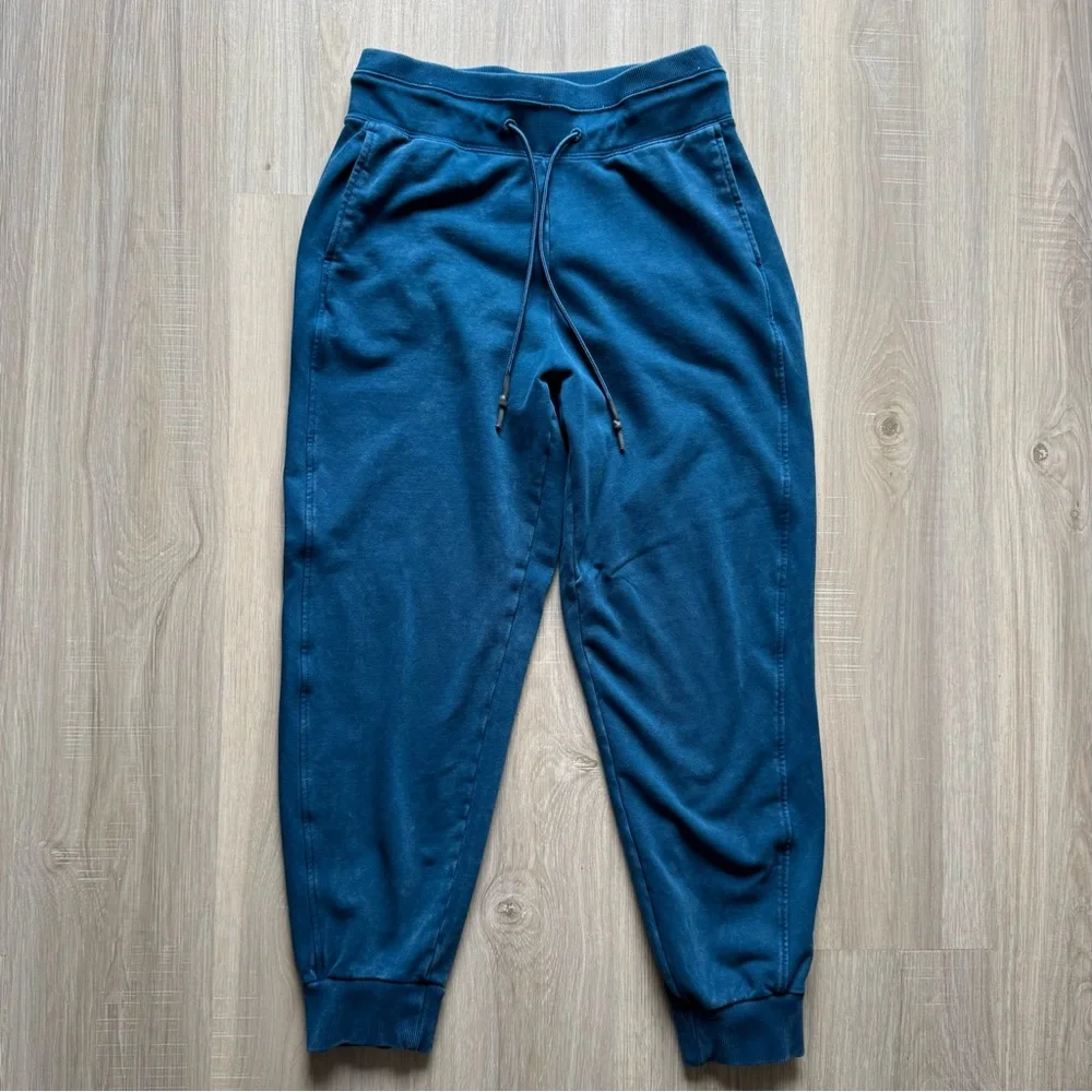 Joy Lab Sweat Set Hoodie Joggers Women’s Small Blue Acid Wash Thumbholes - Picture 7 of 14